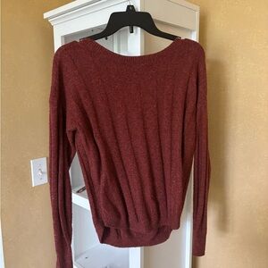 Pink Republic Women's Brick Red Sweater